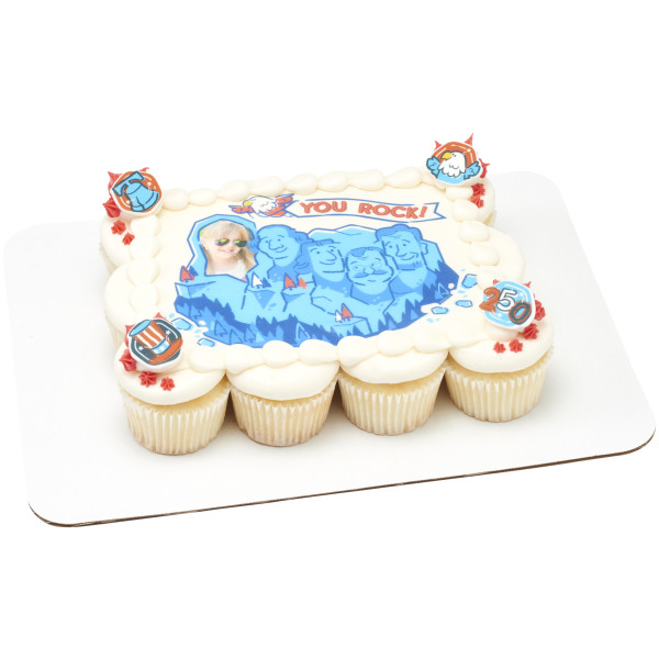 Celebrate America Assortment - Red 3 Free Sweet Décor® Edible Decorations