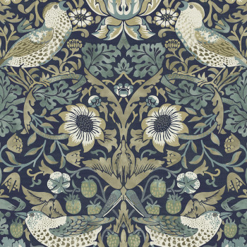 Strawberry Thief Blackout Dusk Roller Blind