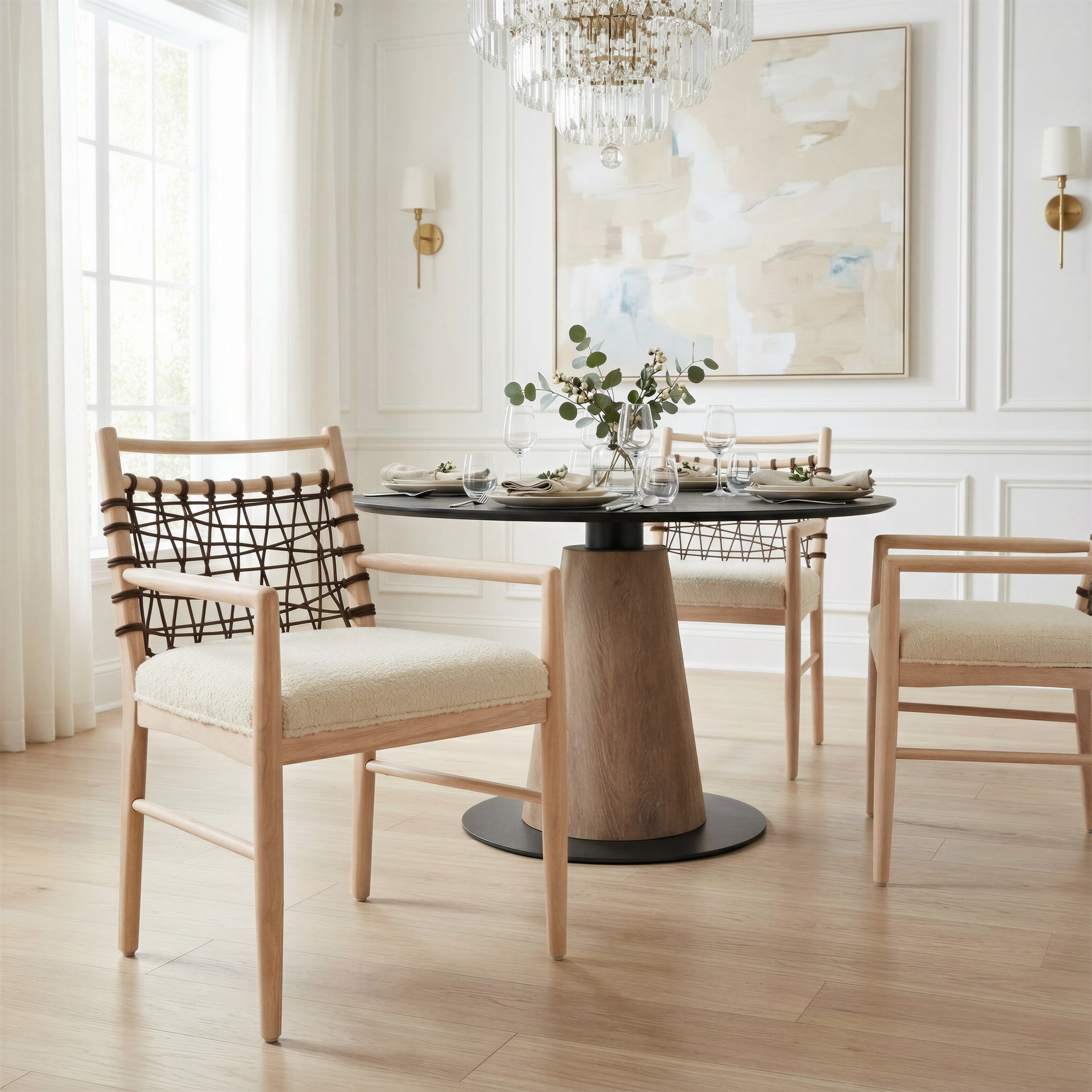 Wezly Dining Chair (Set of 2) Ivory product image