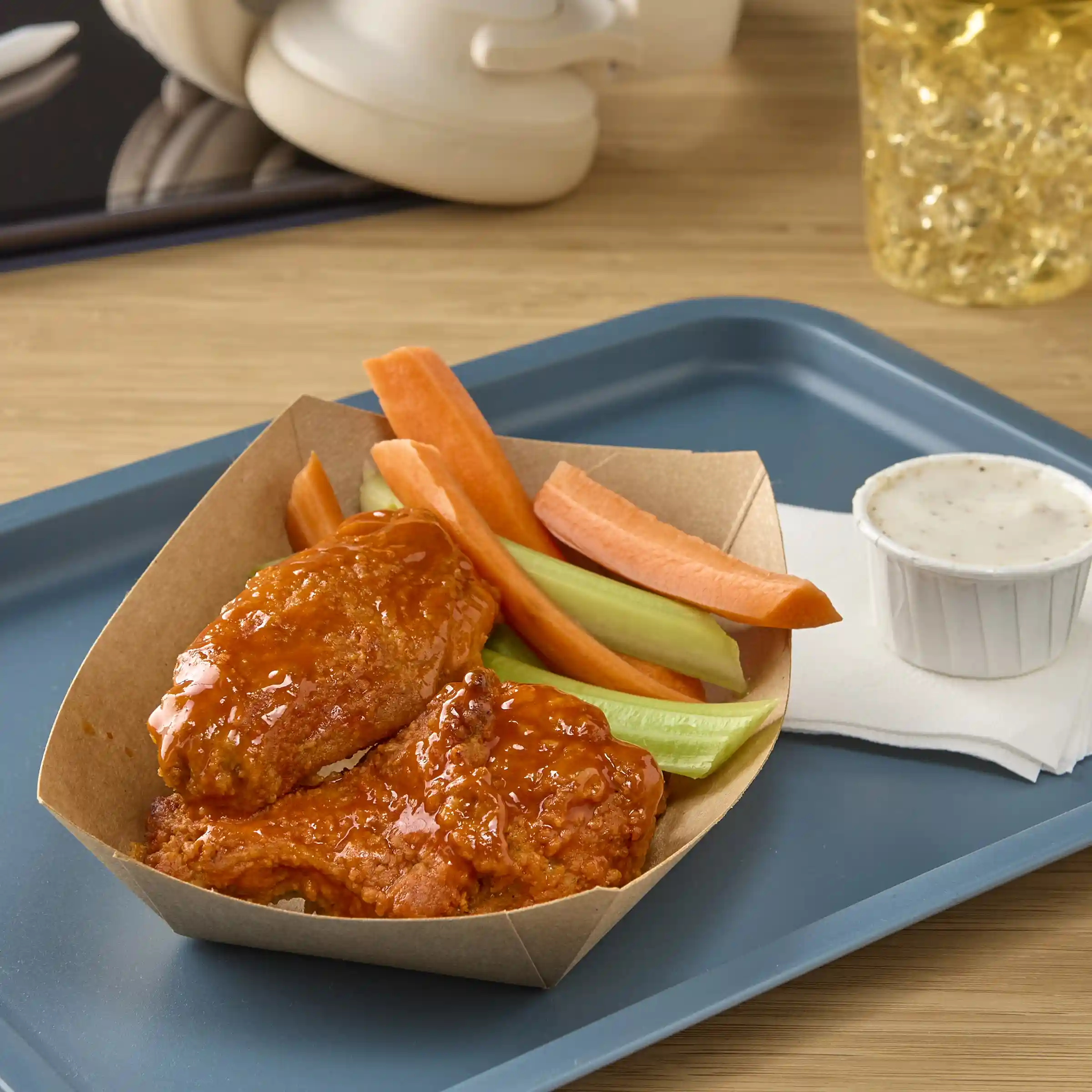 Tyson® Fire Stingers® Fully Cooked Breaded Spicy Bone-In Chicken Wing Sections, Jumbo_image_2