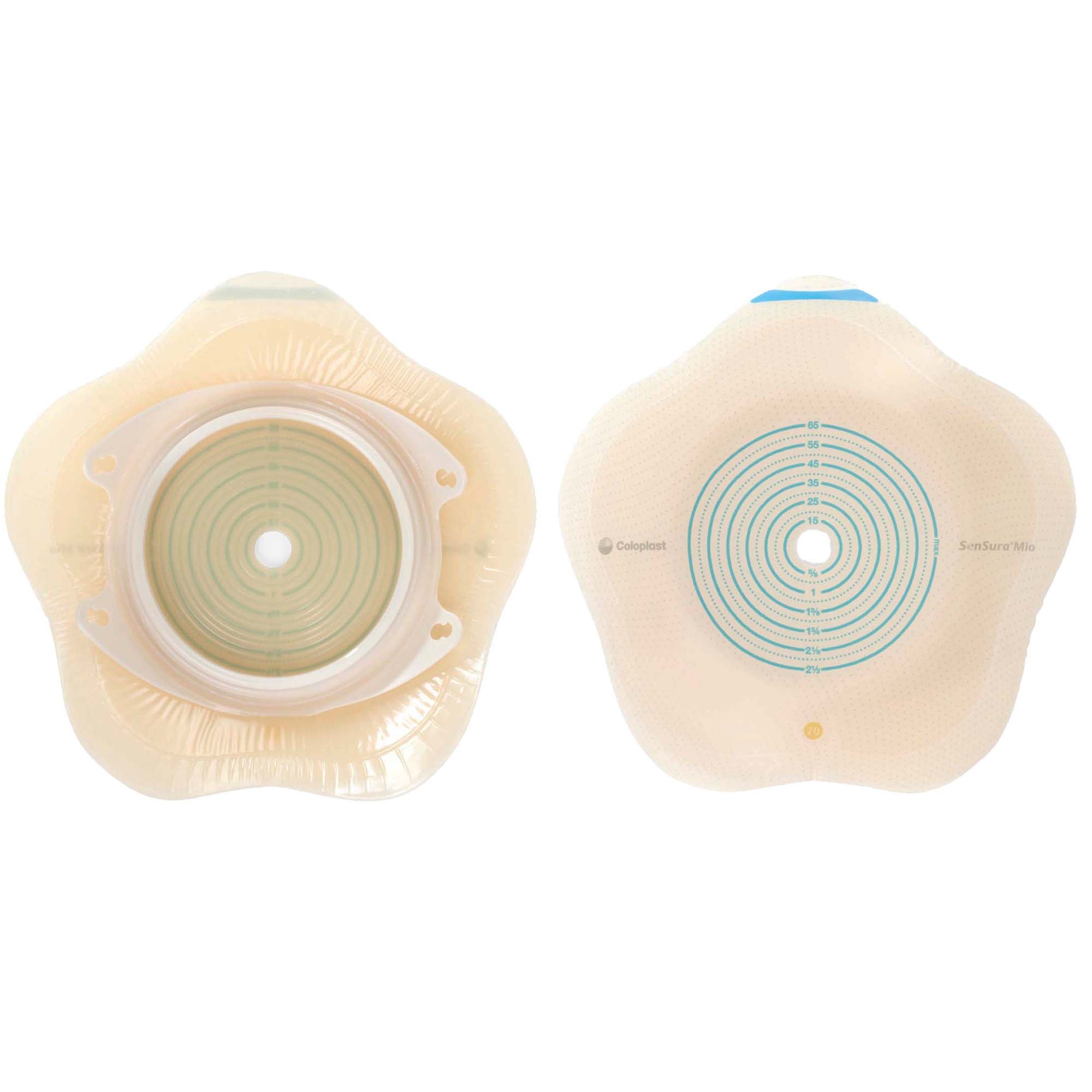 SenSura® Mio Convex Flip Ostomy Barrier, Trim to fit 10 – 55 mm Stoma Openings