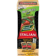 Good Seasons Italian Dressing & Recipe Mix Free Cruet Kit, 2 ct Packets