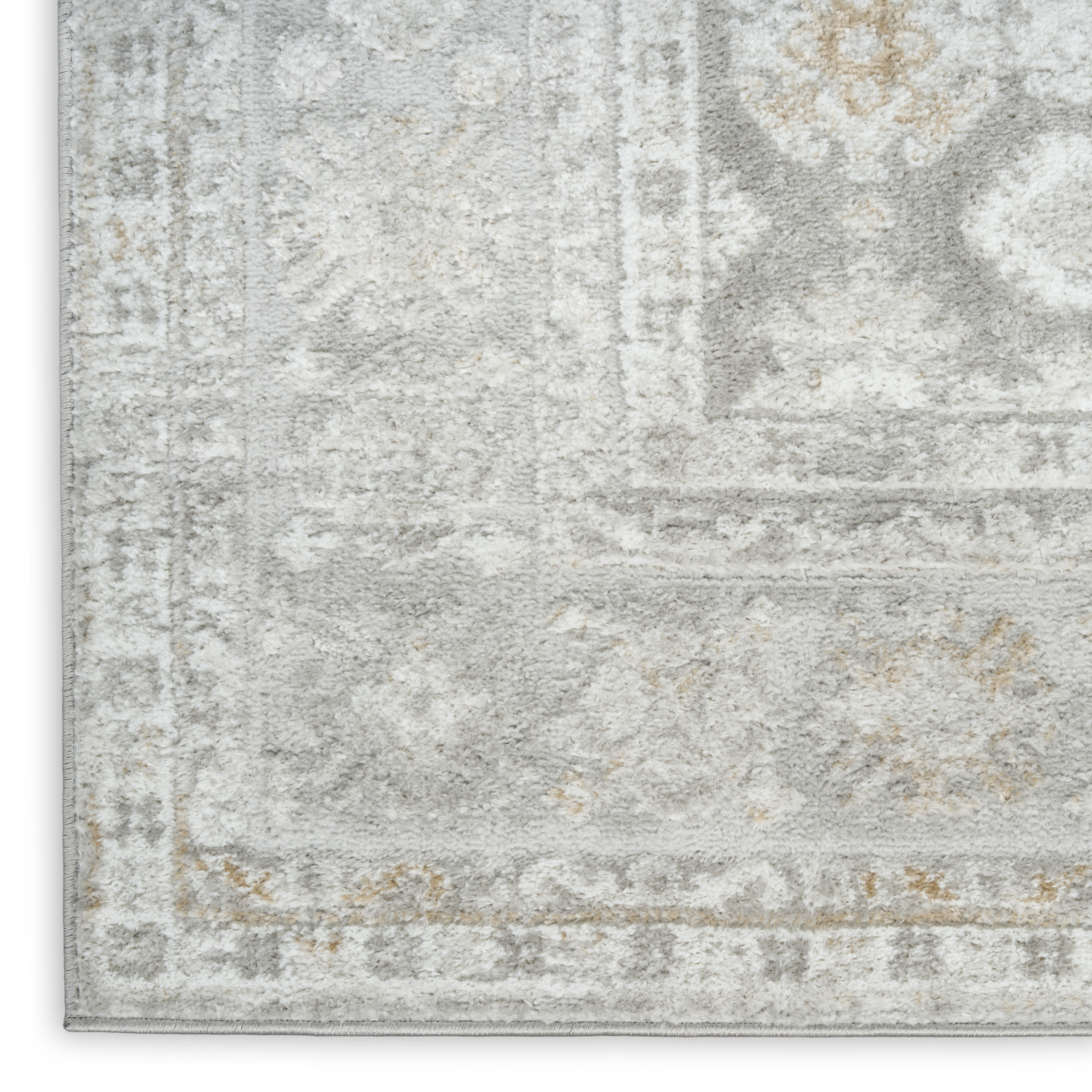 Nourison Dekor 4' x 6' Grey Vintage Indoor Rug