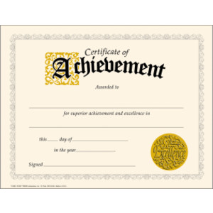 Certificate of Achievement Classic Certificates, 30 ct