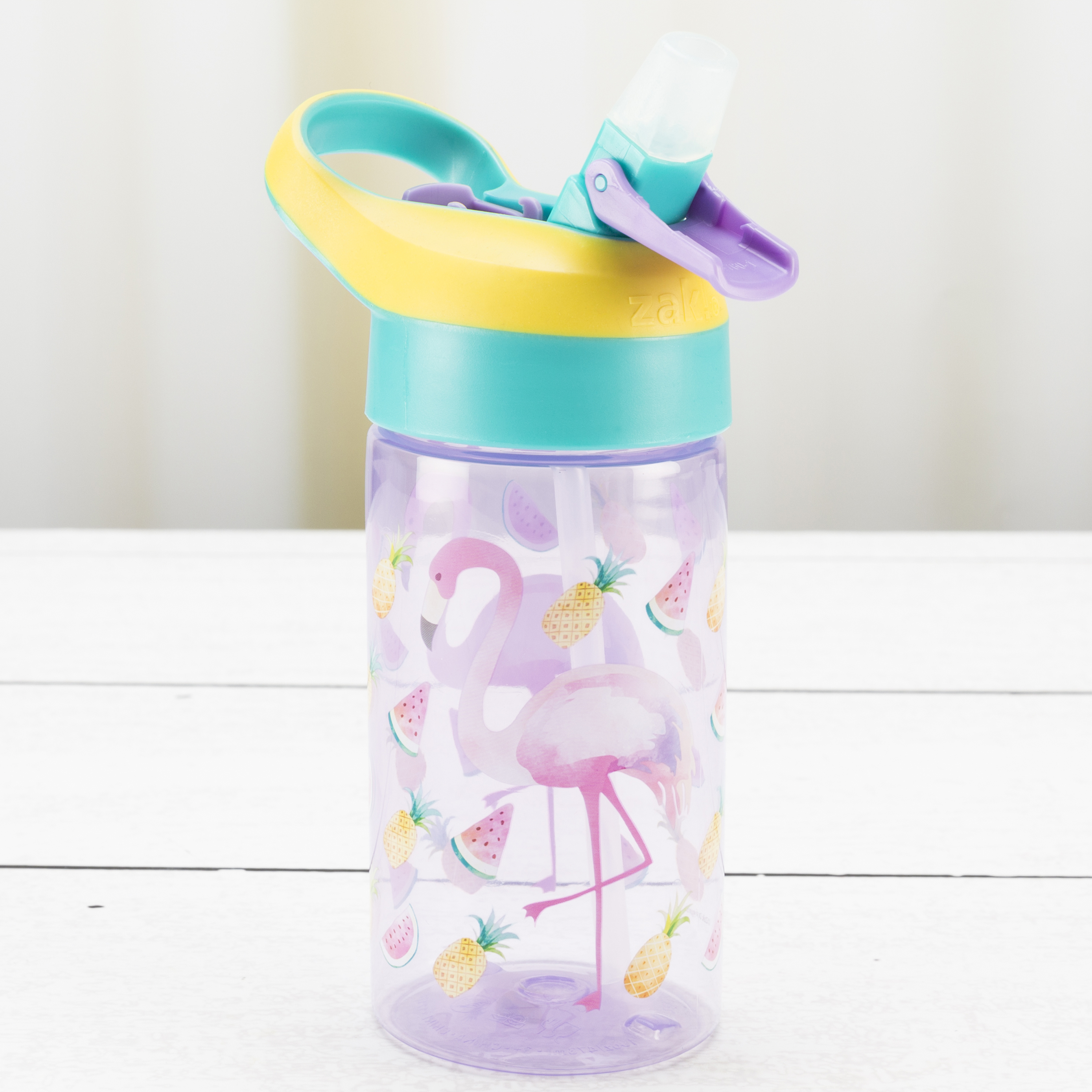 Zak Hydration 16 ounce Water Bottle, Cactus and Flamingos, 2-piece set slideshow image 9 Zak Hydration 16 ounce Water Bottle, Cactus and Flamingos, 2-piece set slideshow image 9