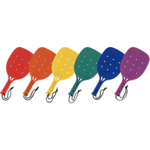 Plastic Paddleball Rackets, Set of 6