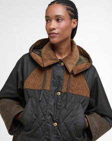 Imelda Waxed Jacket Archive Olive/Olive/Beech