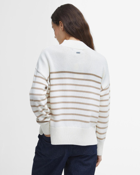 Maglione a collo alto Shelly a righe