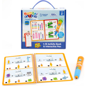 Hot Dots&reg; 1-10 Numberblocks Activity Book & Interactive Pen