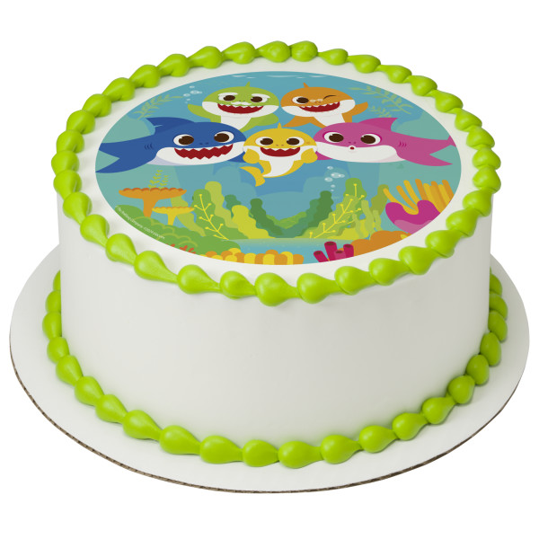 Baby Shark Ruling the Sea PhotoCake® Edible Image®
