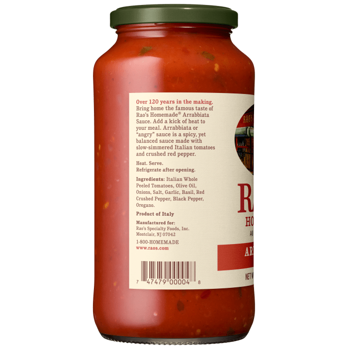 Arrabbiata Sauce, 24 oz - Left Image