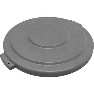 Carlisle, Bronco™, Round, Polyethylene, 32 gal, Gray, Receptacle Lid