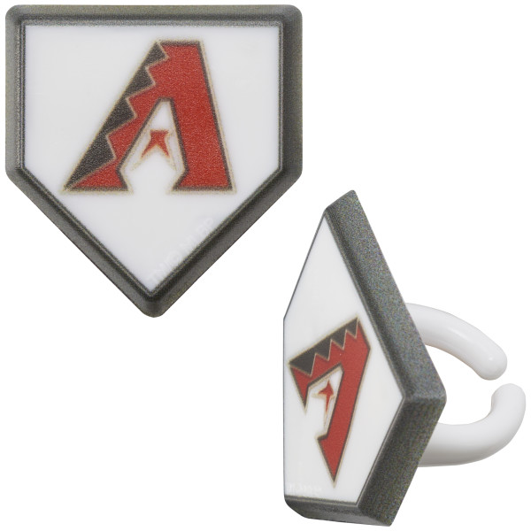 MLB® Home Plate Team Logo Cupcake Rings