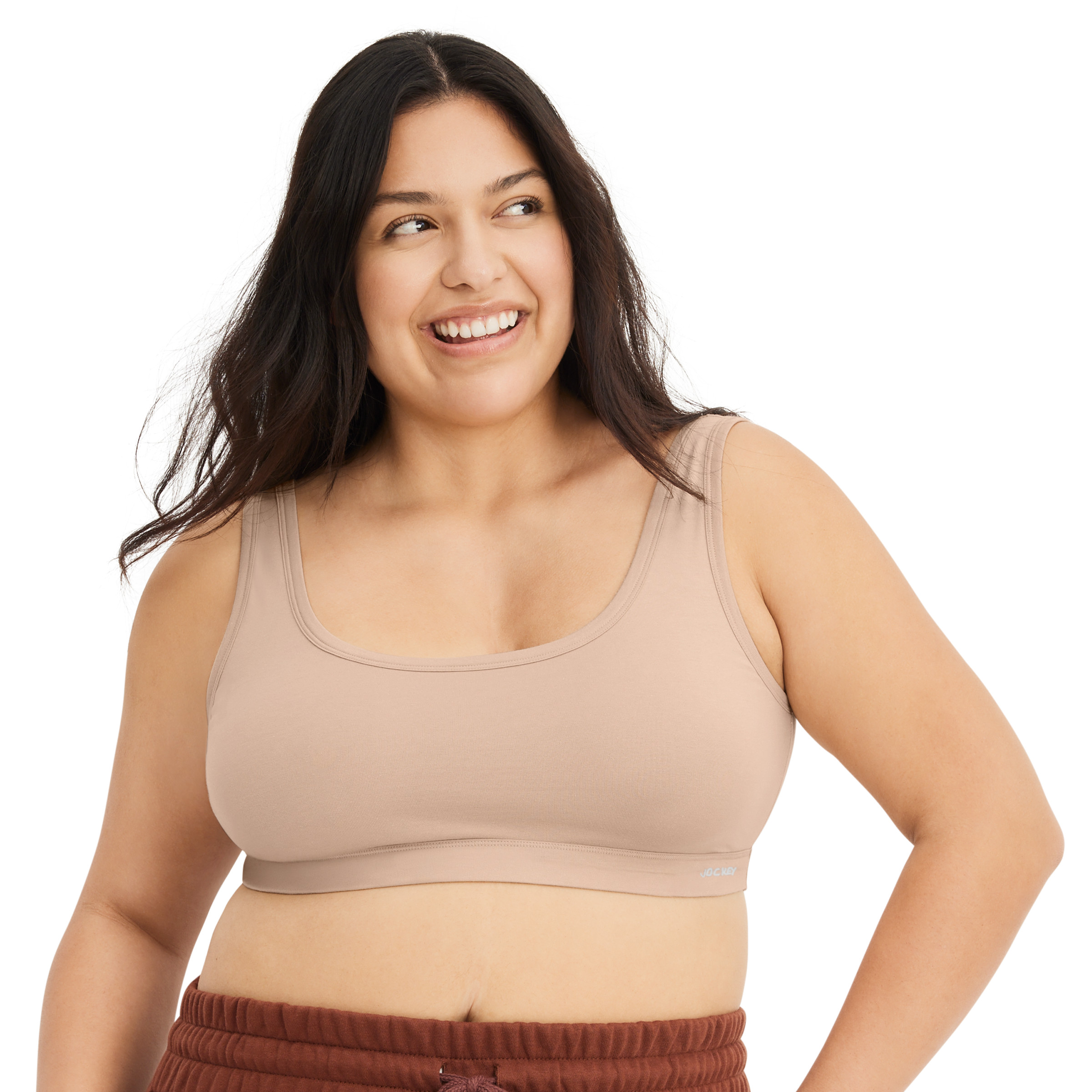 Jockey Women's Organic Cotton Stretch Tank Strap Bralette - Picture 25 of 61