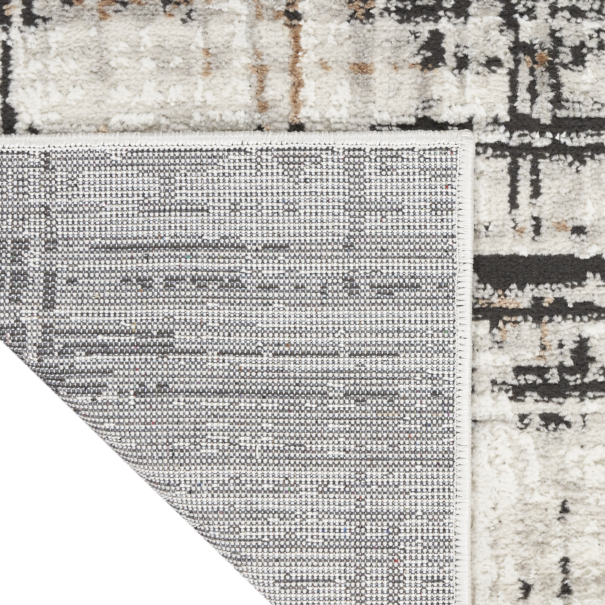 Calvin Klein CK029 Captivating 3'2" x 5' Ivory Multicolor Modern Indoor Rug