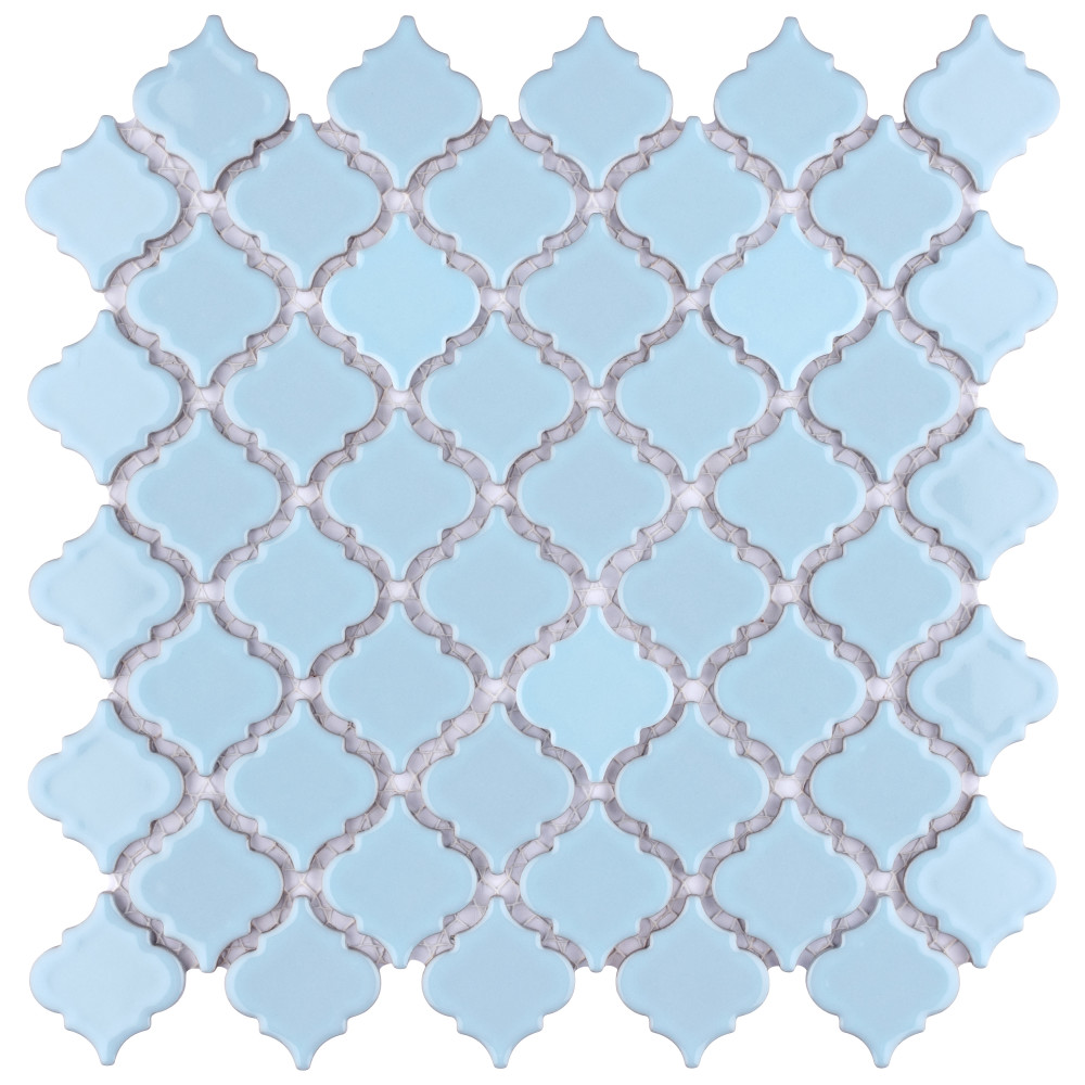 Sample – Hudson Tangier Cashmere Blue Porcelain Mosaic Tile