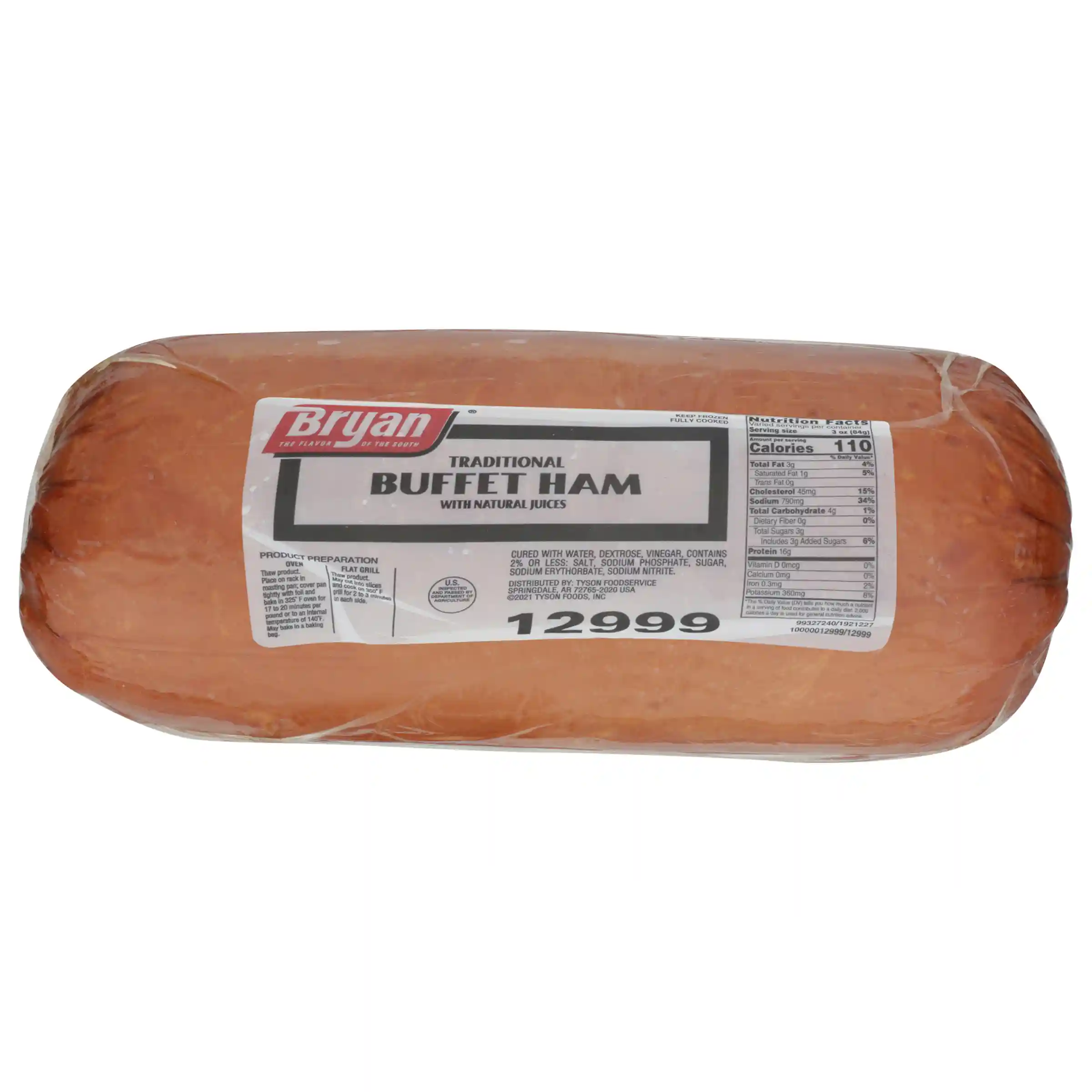 Bryan® Fully Cooked Boneless Traditional Buffet Style Ham, 2 Count_image_11