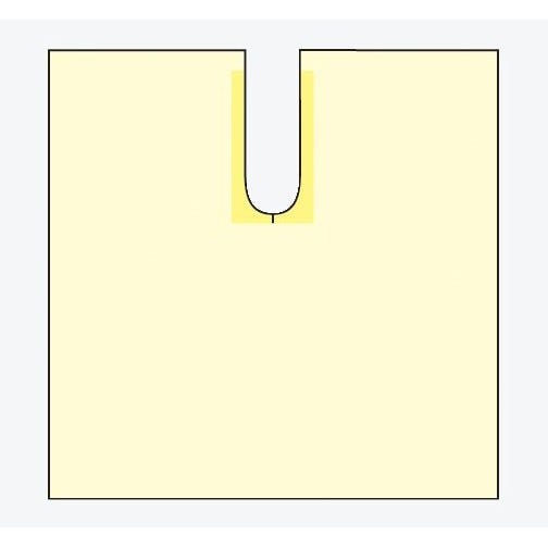 U-Drape Invisishield w/Adhesive Strip 48" x 52" - 40/Case