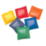 Champion Sports Bean Bags, 5" x 5", Pack of 12 CHSMBB5