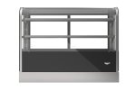 48-inch-wide 120-volt cubed-front countertop heated deli display case with rear access