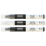 Liquitex Professional Acrylic Paint Markers Monochrome Colors 2 mm Set of 3