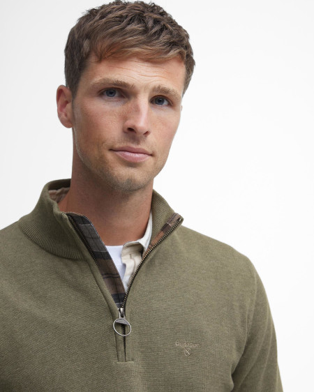 Pullover Cotton Half Zip