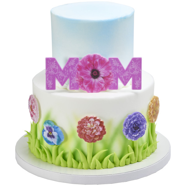 Garden Flowers Cupcake Rings