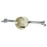 Thermoset-Fiberglass Round Fixture Box with Adjustable Bar Hanger Factory Installed Speed Klamps