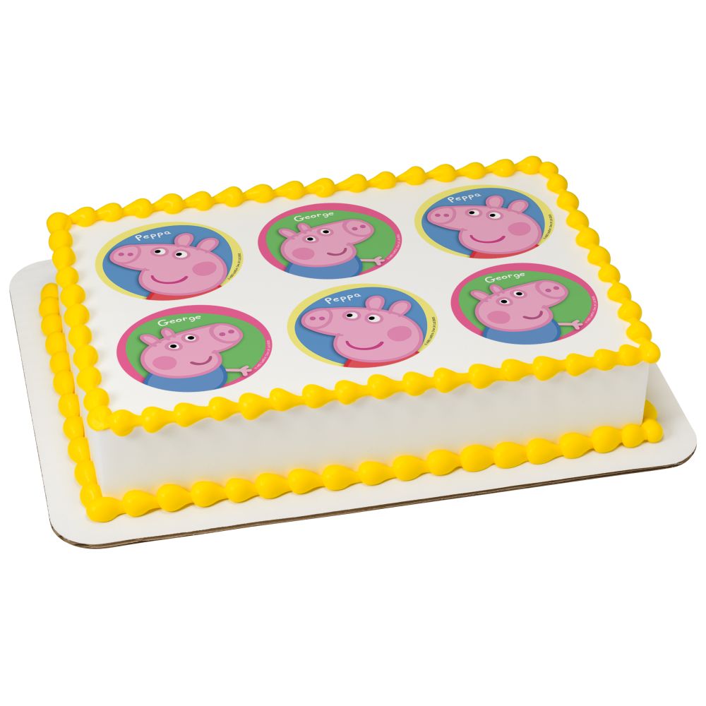 Image Cake Peppa Pig™ Peppa & George