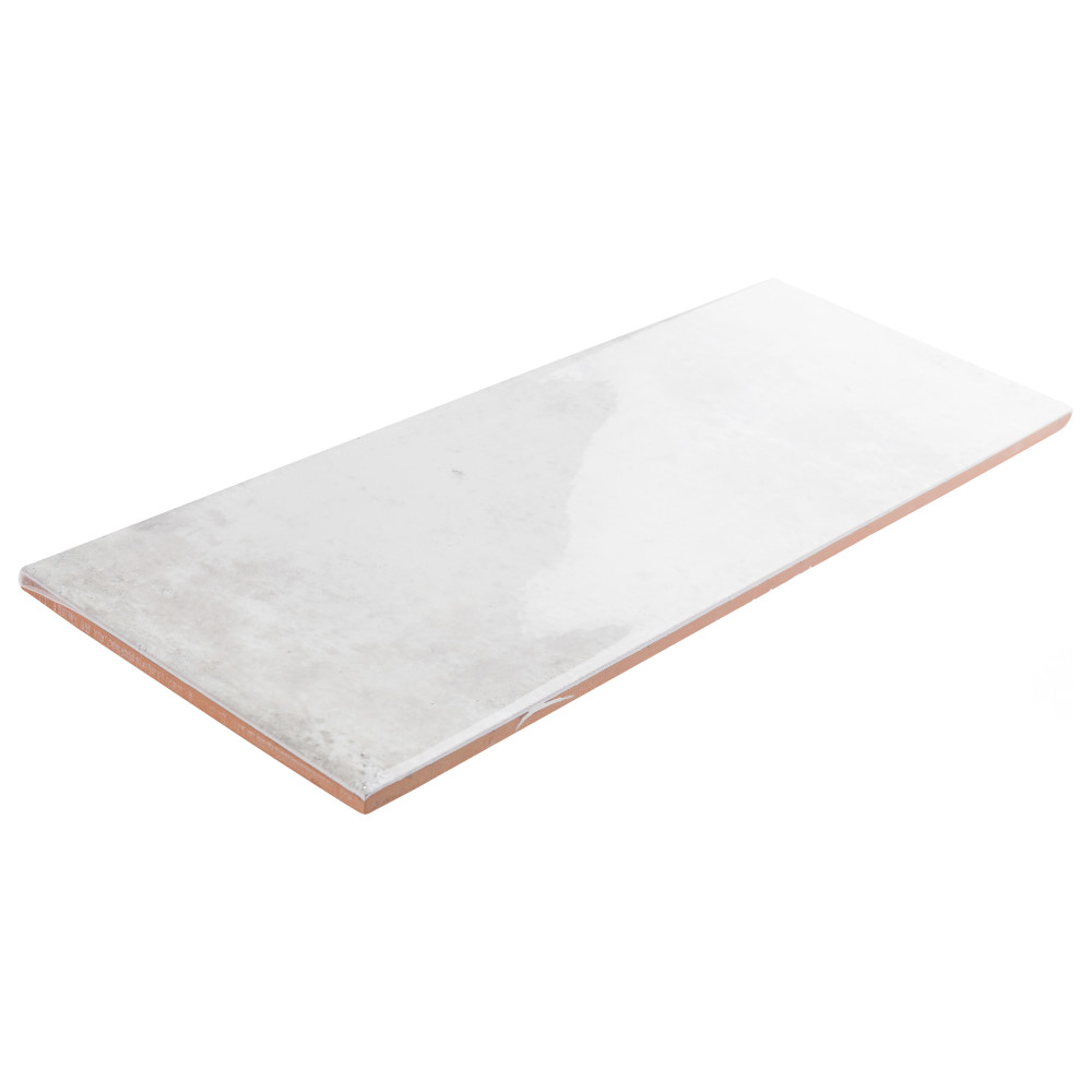 Forever White 5-7/8 in. x 15-3/4 in. Ceramic Wall Tile