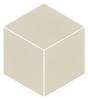 Prism White 12×12 3D Cube Mosaic Matte