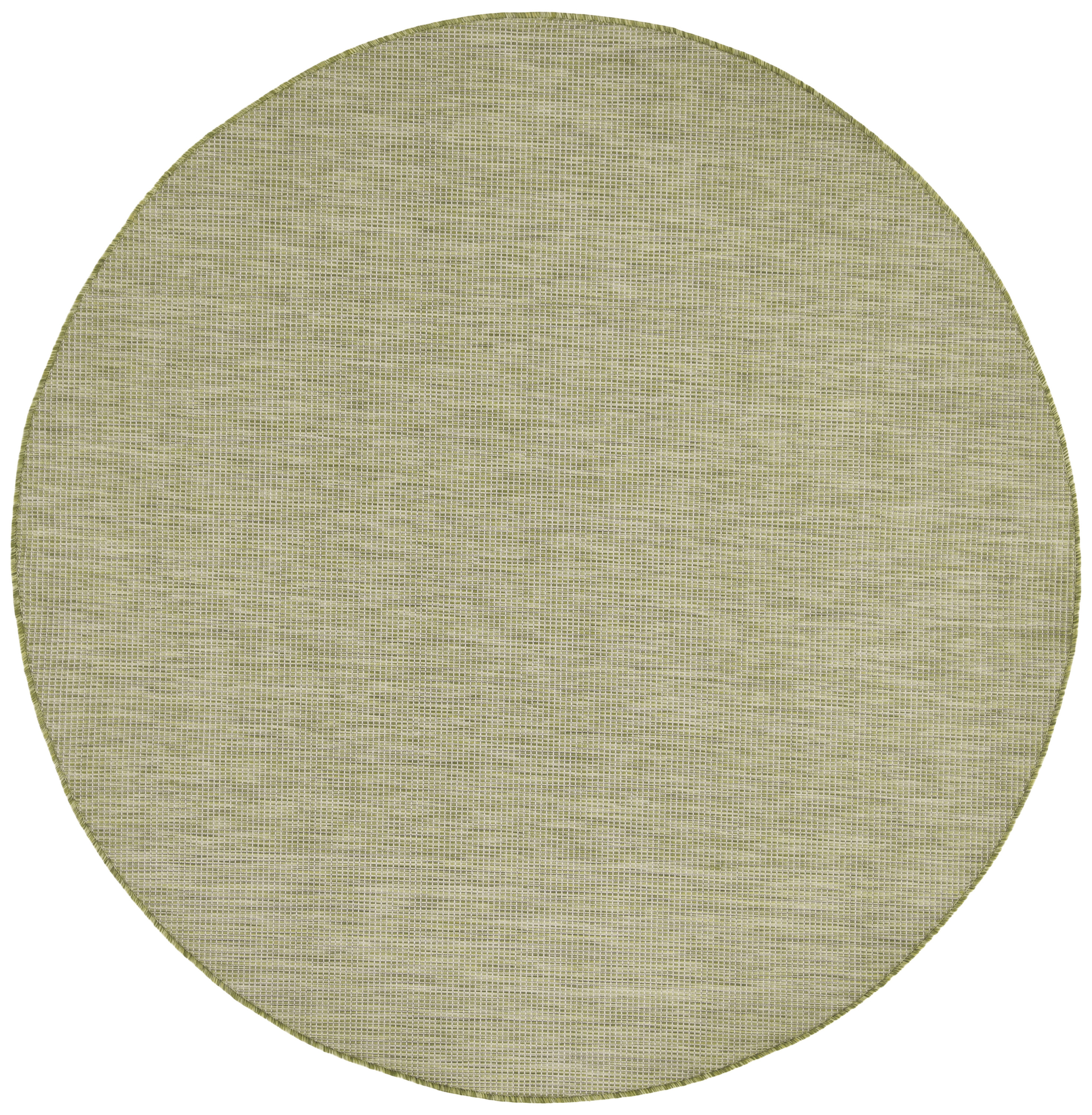 Nourison Positano 8' x Round Green Modern Rug