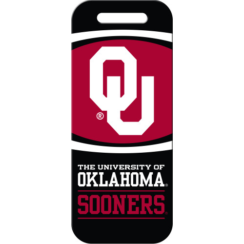 Oklahoma Sooners Large Luggage QuickTag NCAA Luggage Tags Engraving Custom Solutions
