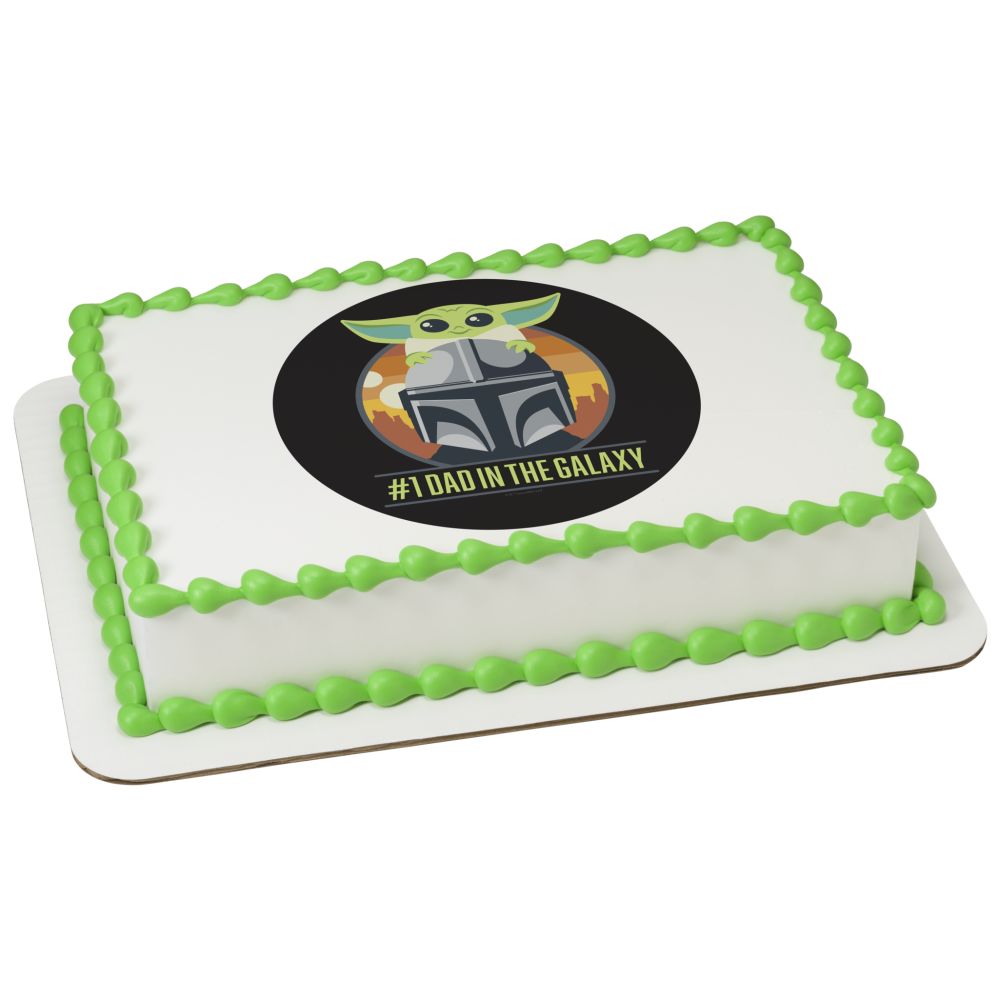 Image Cake STAR WARS™ The Mandalorian #1 DAD in the Galaxy