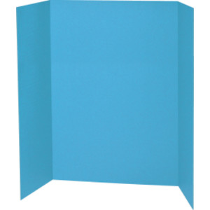 Presentation Board, Sky Blue, Single Wall, 48" x 36", 1 Board