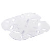 Sixth-size Super Pan® clear low-temperature plastic false bottom