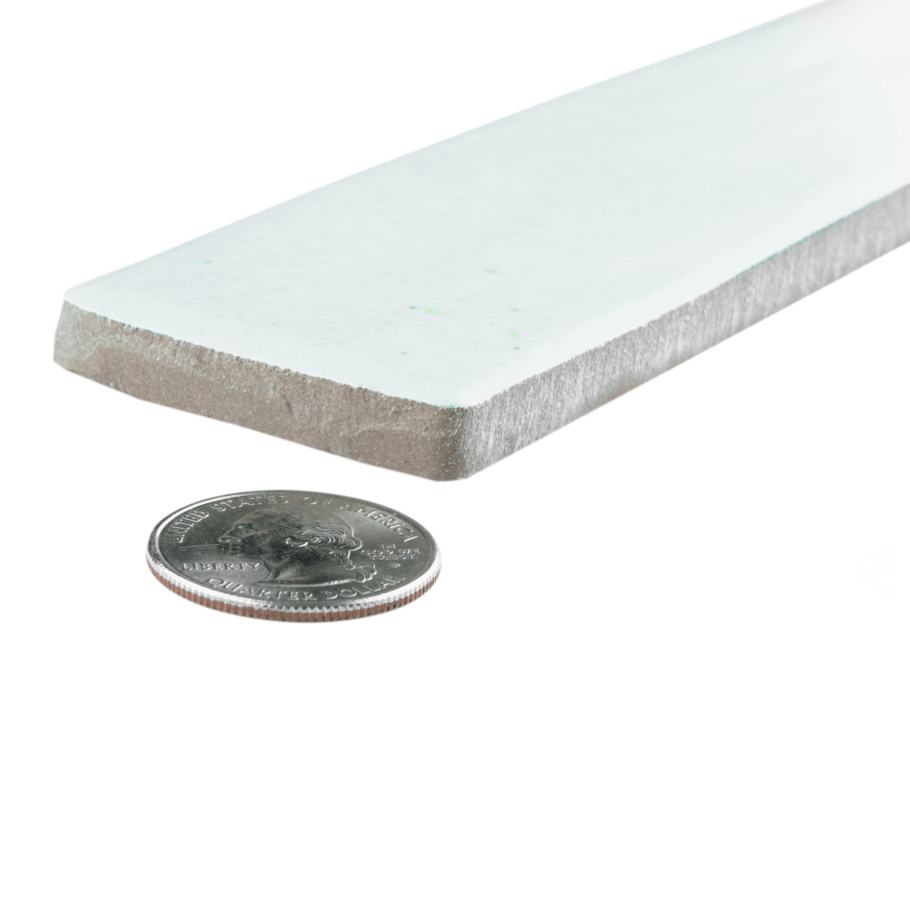 Phoenix White 1-7/8 in. x 17-3/4 in. Porcelain Floor and Wall Tile