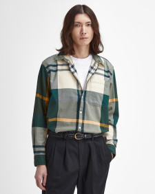 Renford Oversized Long-Sleeved Tartan Shirt Classic Tartan