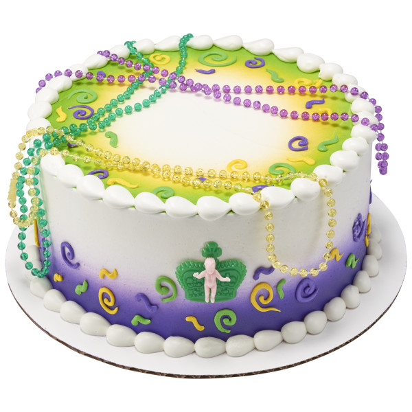 Mardi Gras Baby Crown Necklace Set Layon