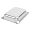 Half-size 2 ½-inch-deep Super Pan 3® stainless steel steam table pan