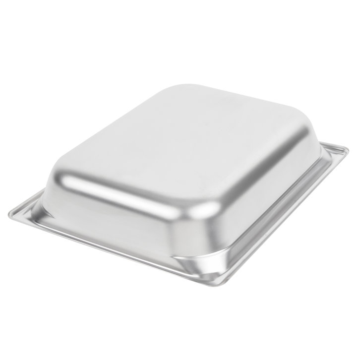 Half-size 2 ½-inch-deep Super Pan 3® stainless steel steam table pan