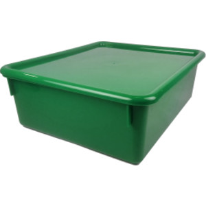 Double Stowaway&reg; Tray with Lid, Green