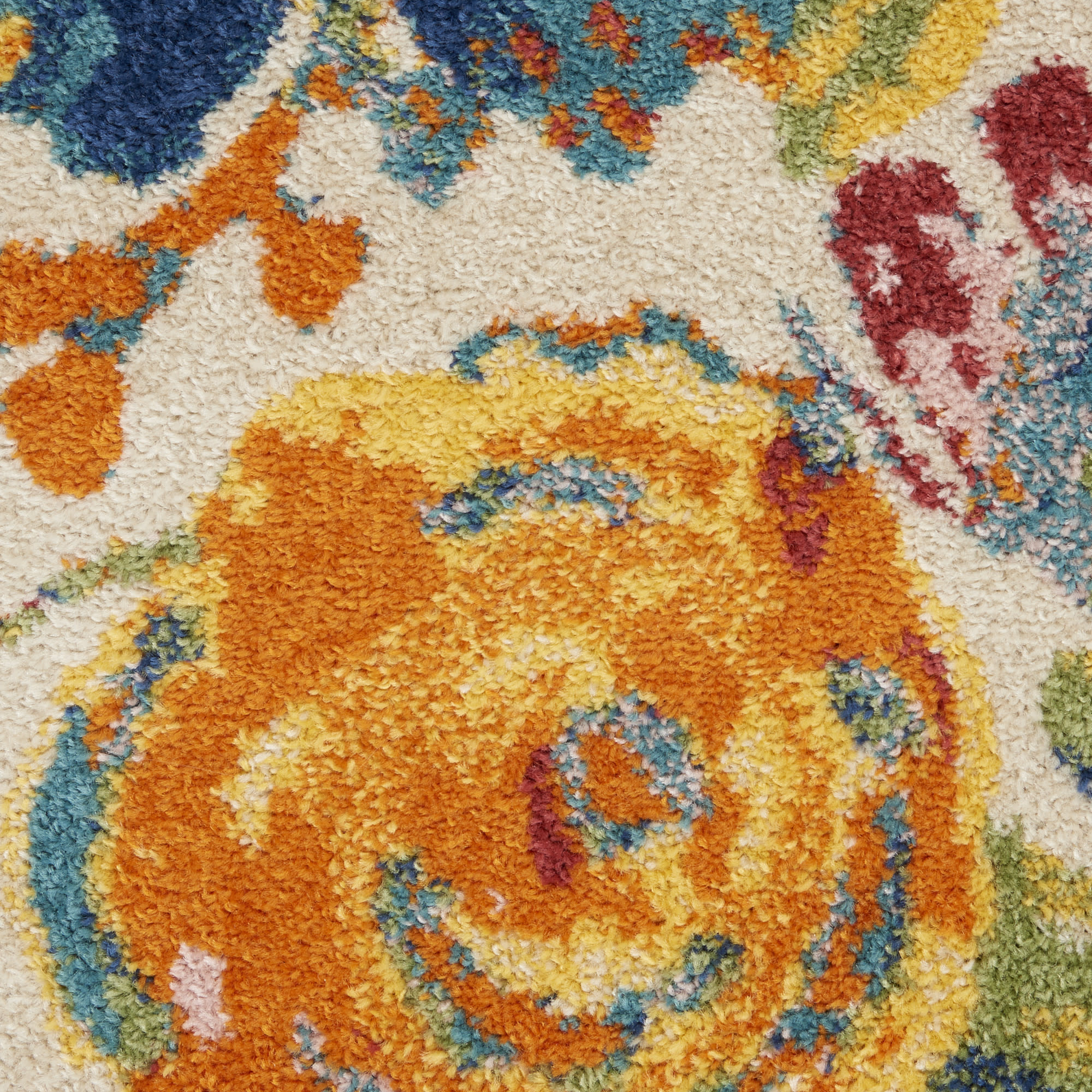 Nourison Allur 9' x 12' Ivory Multicolor Contemporary Indoor Rug