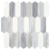 Coastal Effects Sterling 1×4 Picket Mosaic Glossy