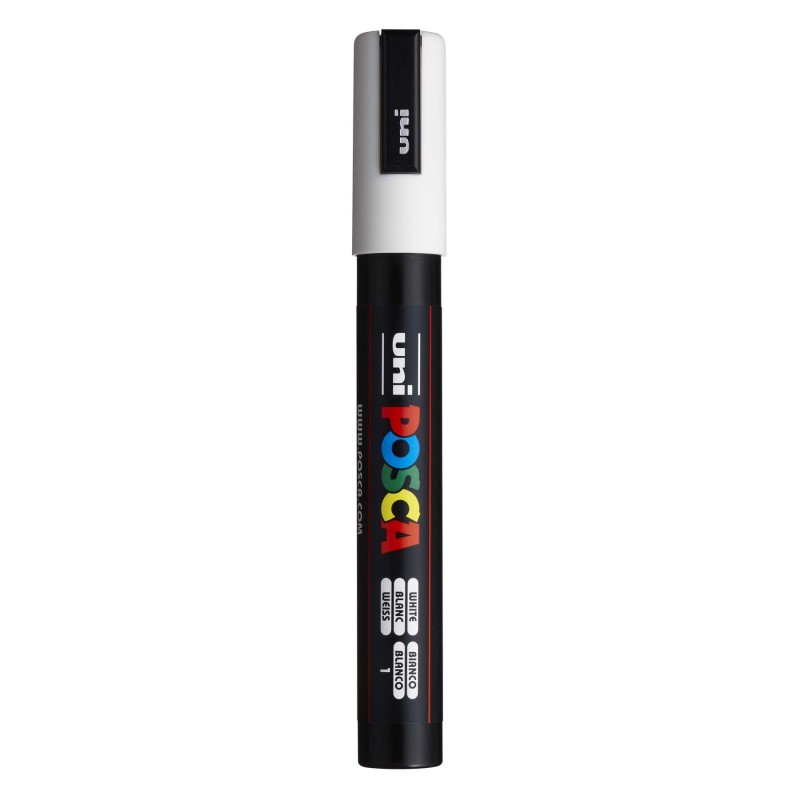 PC-5M Paint Markers, Medium Bullet Tip (1.8-2.5 mm), White