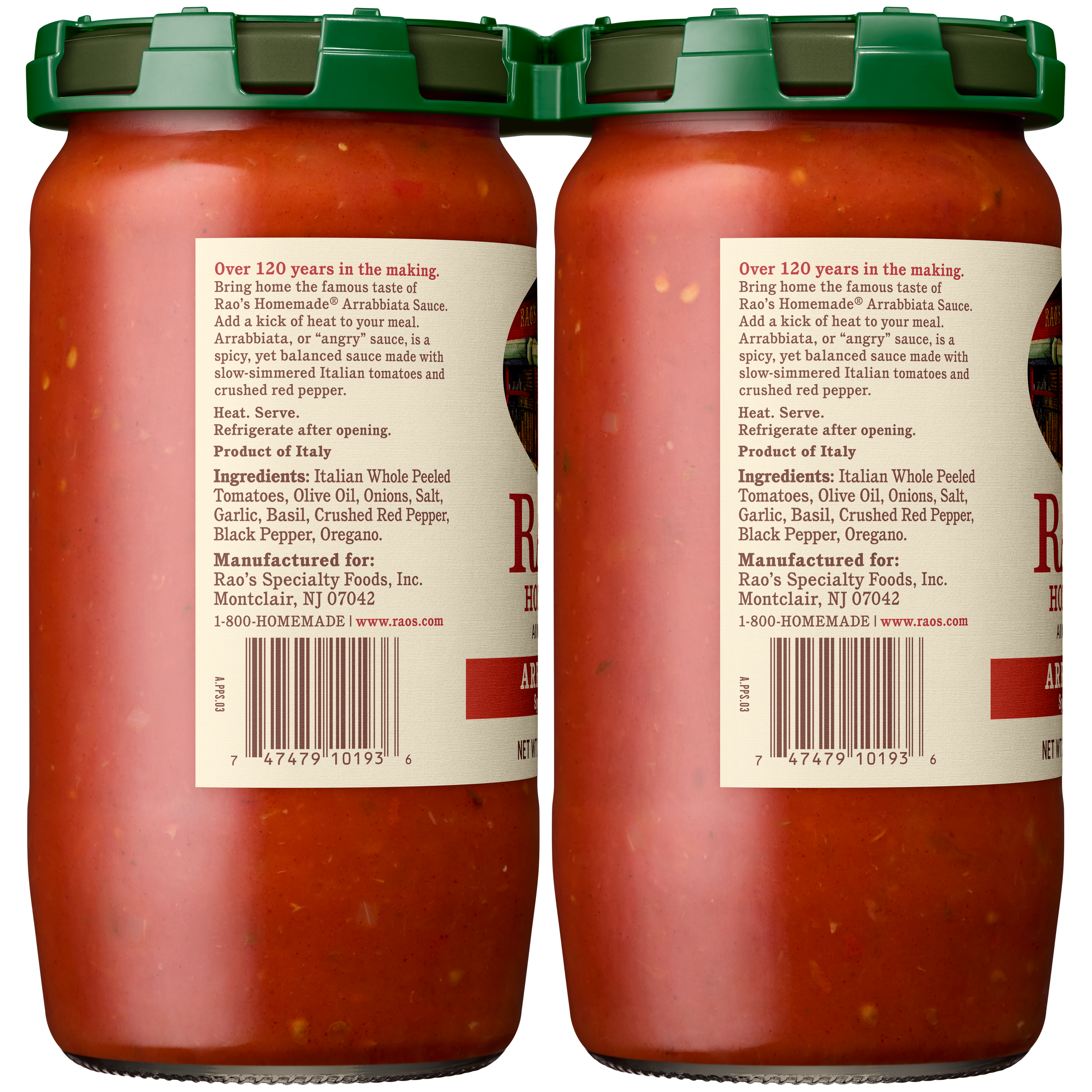 Arrabbiata Sauce, 28 oz - Left Image
