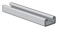 Power-Strut® 520 Series 12 ga. Steel 1-5/8 in. x 13/16 in. Channel 10 ft.