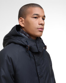 Giacca cerata moderna Beaufort Navy/Midnight Oak