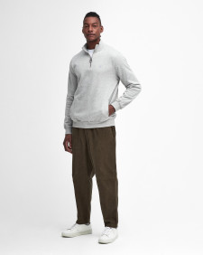 Beckhill Half-Zip Sweatshirt Grey Marl
