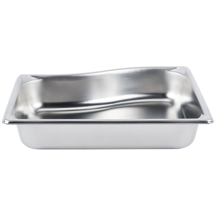 Full-size 2 ½-inch-deep Super Pan® stainless steel super shape short wild pan
